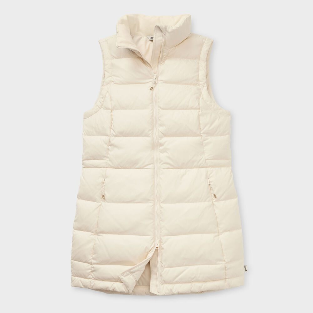 Duluth Trading Co Cold Reliable Long Vest Cream Small New With Tags